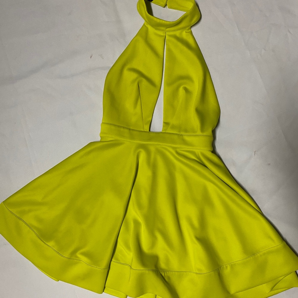Neon Green Dress